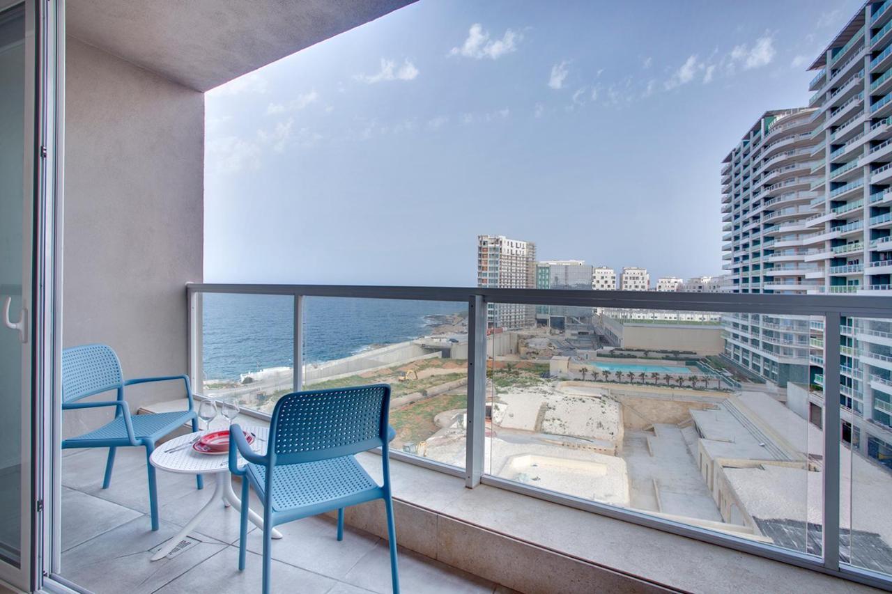 Modern Seaview Apartment In A Prime Location Σλιέμα Εξωτερικό φωτογραφία